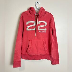 Y2k Hollister Size M Beige Hoodie with Logo
